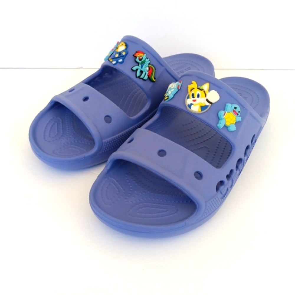Crocs Baya Slide Sandals With Anime Cartoon Jibbitz